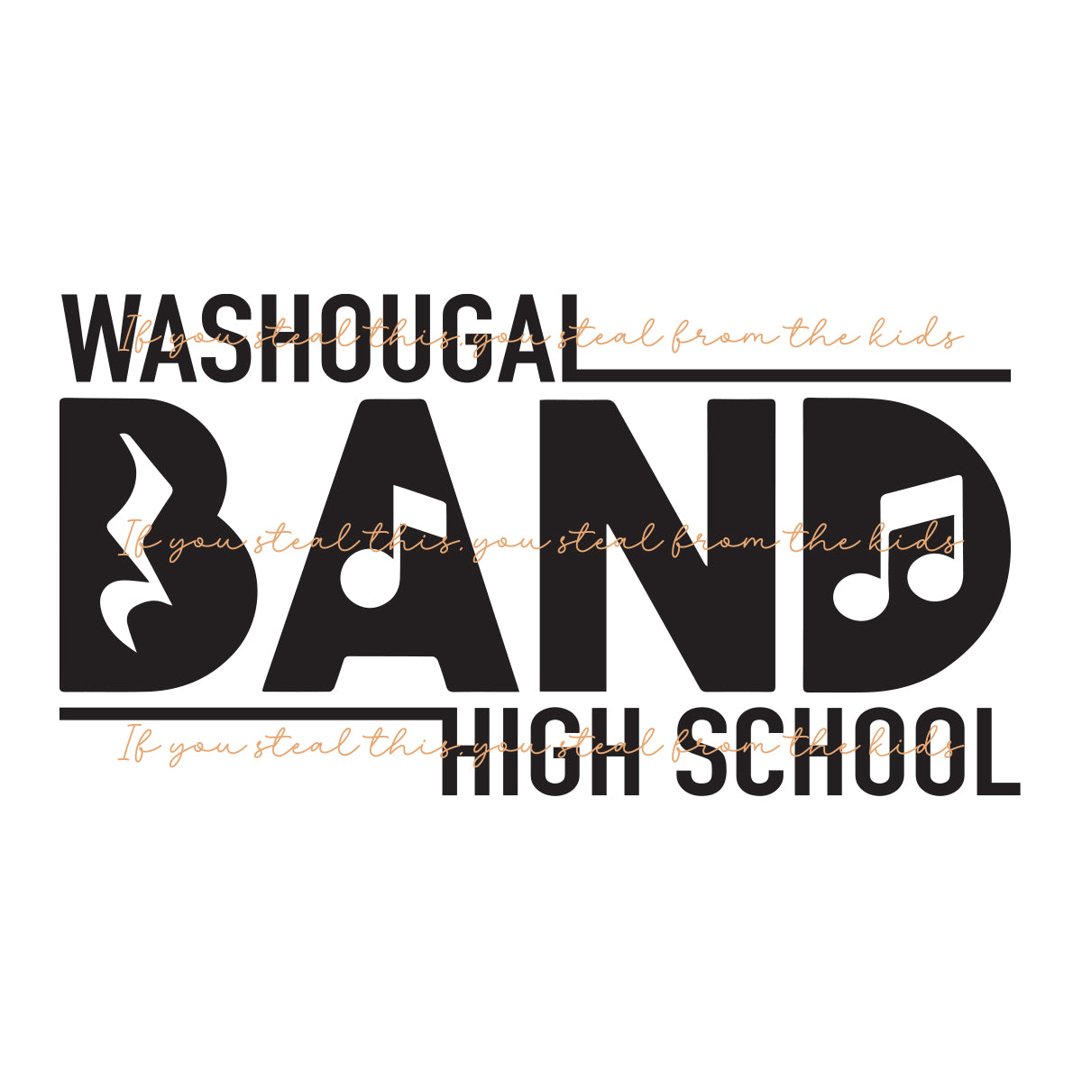 Washougal Band Decal