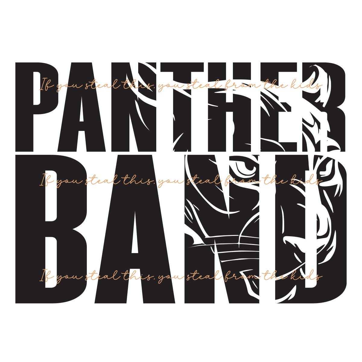 Panther Band Decal